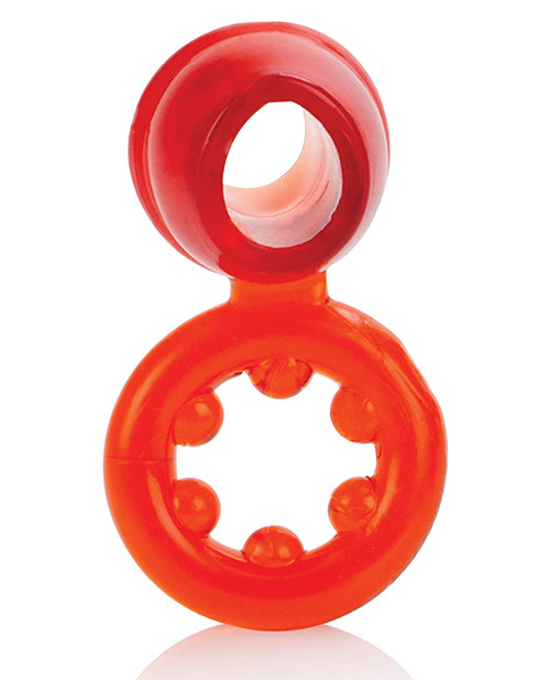 Dual Support Magnum Ring in Red with Extra Wide Scrotum Support