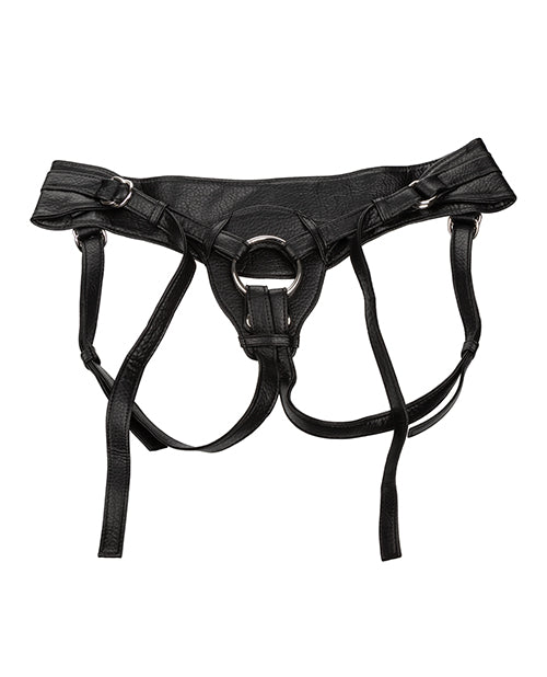 Her Royal Harness The Queen Black Adjustable Strap-On Harness