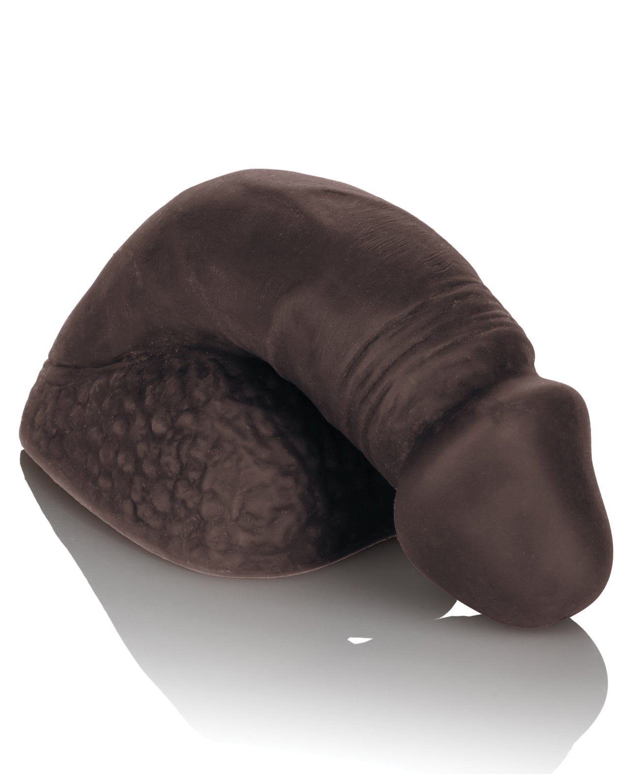 Packer Gear 4-Inch Silicone Packing Penis with Harness Base - Black