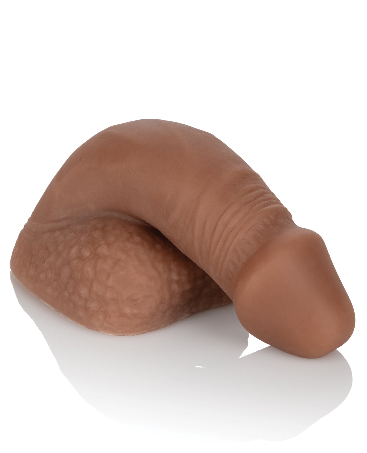 5-Inch Silicone Packing Penis in Brown with Realistic Design