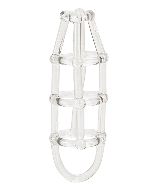 Cock Cage Enhancer - Clear Ultra-Stretchy Penis Support