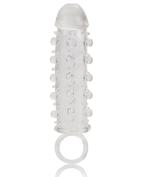 Stud Extender With Support Ring – Clear Penis Enhancement Sleeve