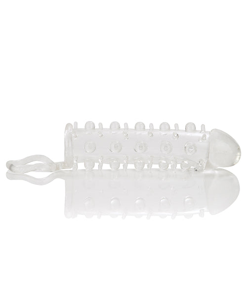 Stud Extender With Support Ring – Clear Penis Enhancement Sleeve