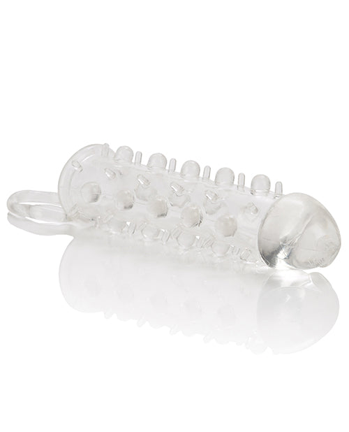 Stud Extender With Support Ring – Clear Penis Enhancement Sleeve