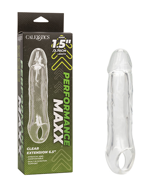 Performance Maxx Penis Extension Ultra-Soft Clear Design with Scrotum Strap for Enhanced Sensation