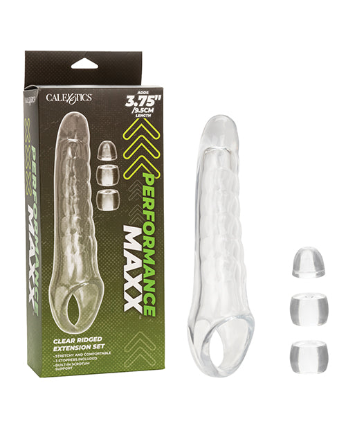 Performance Maxx Penis Extension Kit Transparent Ultra-Soft Head Adjustable Fit for Enhanced Intimate Pleasure