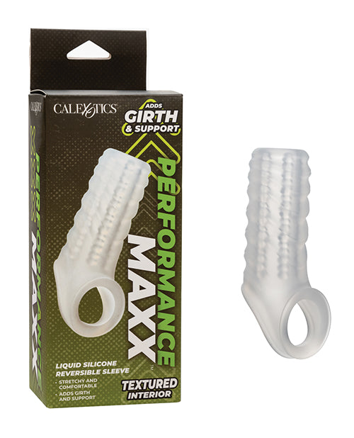 Performance Maxx Penis Enhancement Sleeve with Reversible Design and Scrotum Support for Enhanced Pleasure