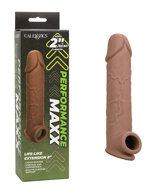 Performance Maxx Penis Extension Realistic Silicone Scrotum Strap for Enhanced Intimacy