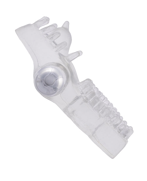 Clear Wireless Passion Enhancer Stimulator with Bullet Vibrator