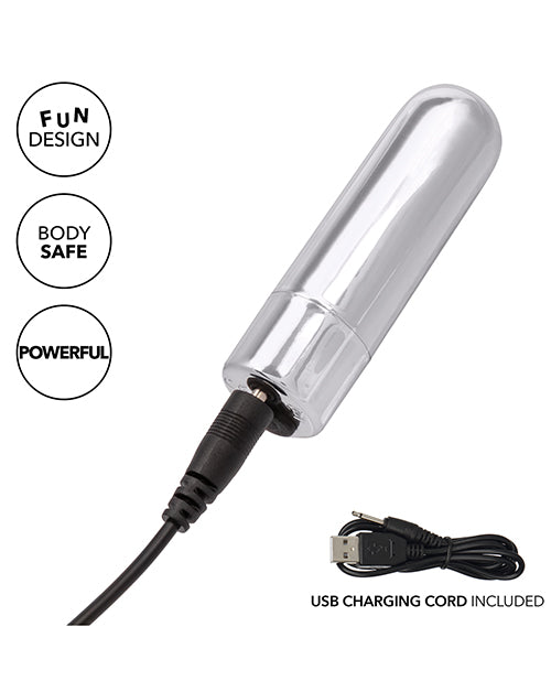 Clear Wireless Passion Enhancer Stimulator with Bullet Vibrator