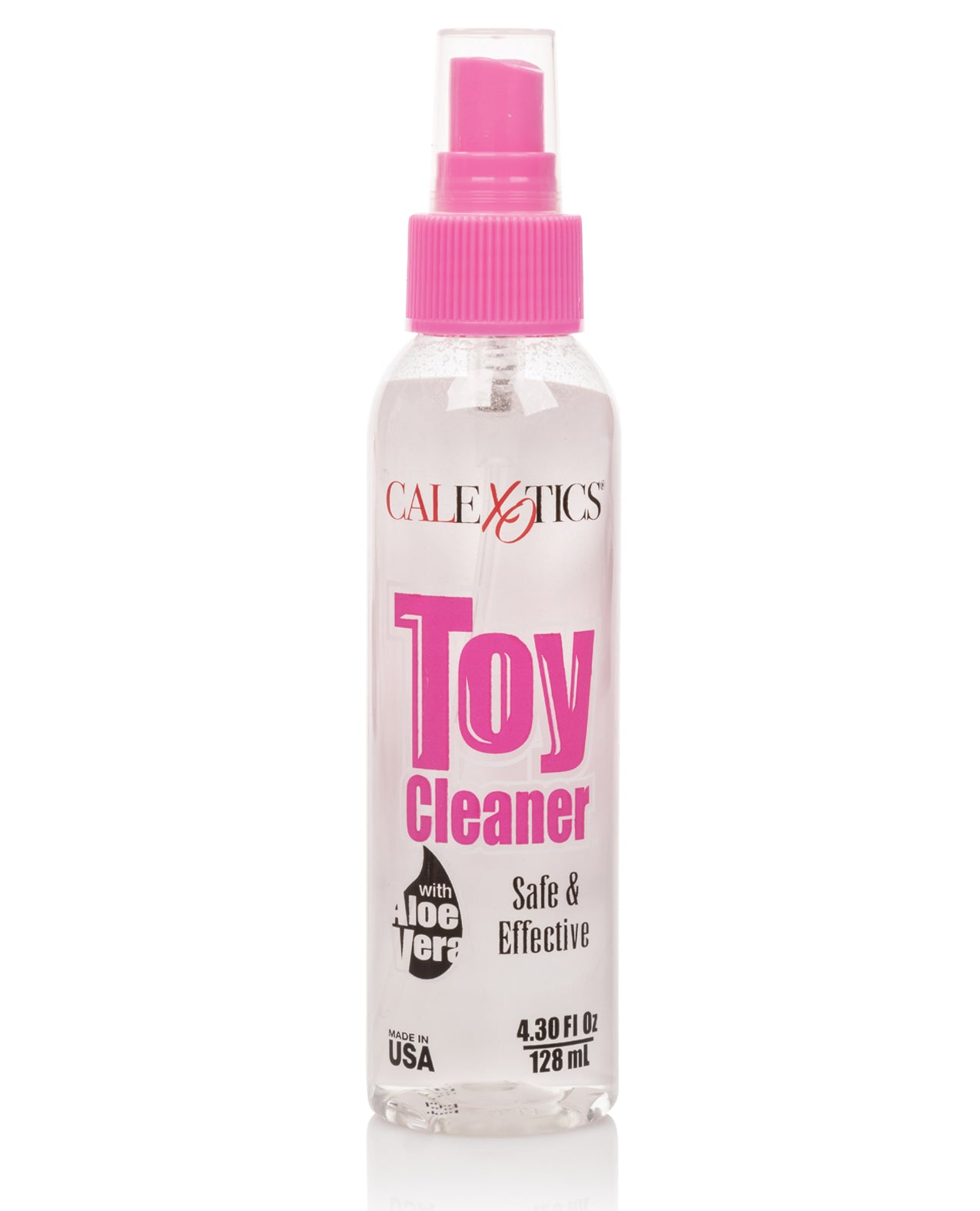 California Exotic Novelties Adult Toy Cleaner with Aloe Vera Pump Spray for Safe Intimate Hygiene