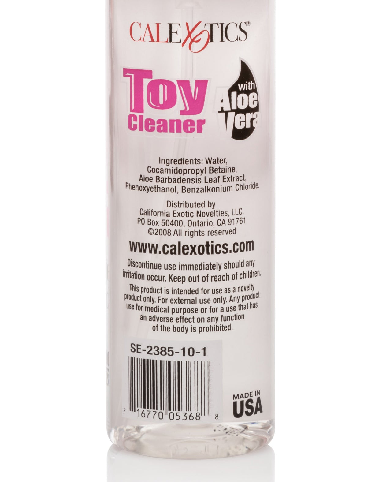 Universal Toy Cleaner with Aloe Vera – Gentle Cleansing Adult Toy Spray