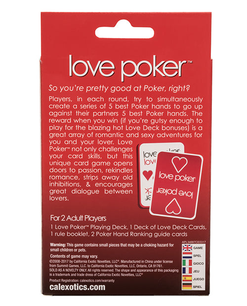 Love Poker Game for Couples with Flirty Card Challenges