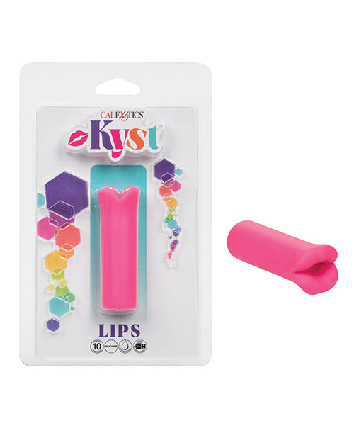 Kyst Stimulators Lips Petite Massager Silicone Compact 10 Vibration Functions for Travel and Discreet Pleasure