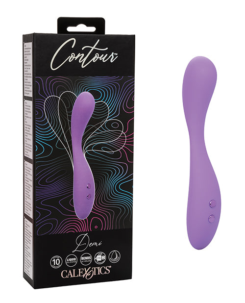 Contour Vibrator Flexible Silicone Massager with 10 Vibration Functions for Personalized Intimate Stimulation