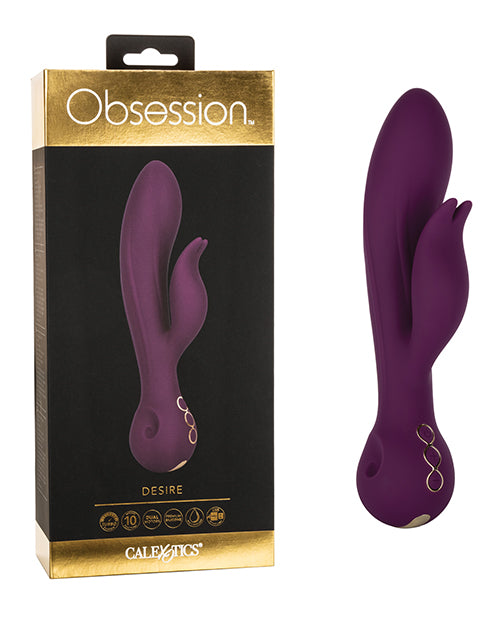 Obsessions Vibrator Dual Motor Silicone Curved Shaft Waterproof Design for Intimate Pleasure and Stimulation