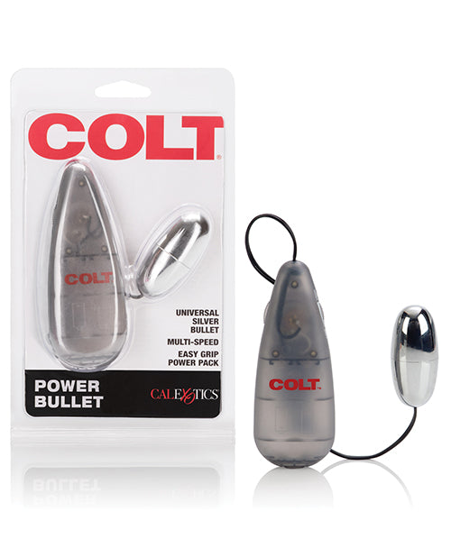 COLT Vibrating Bullet with Multi-Speed Controller and Silver Plating for Intense Stimulation
