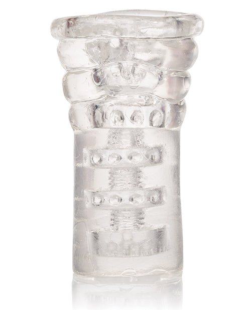 Sue Johanson Head Honcho Clear Male Masturbator with Triple Suction Chambers