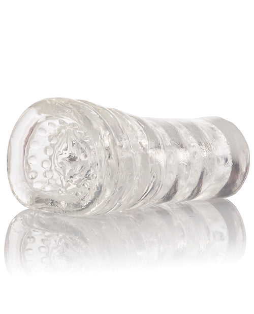 Sue Johanson Head Honcho Clear Male Masturbator with Triple Suction Chambers