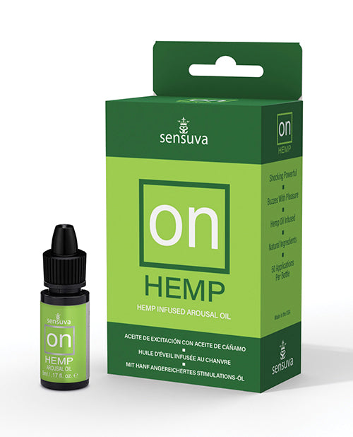 On Sexual Enhancers Arousal Oil with Hemp Extract and Essential Oils for Enhanced Intimacy