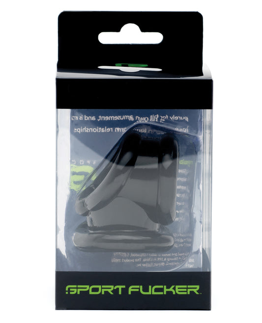 Sport Fucker Powersling Black Cock and Ball Toy for Enhanced Fit