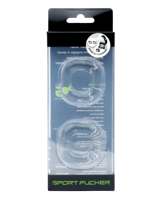 Sport Fucker Boner Expansion Kit - Clear Penis Enhancement Rings for Custom Fit
