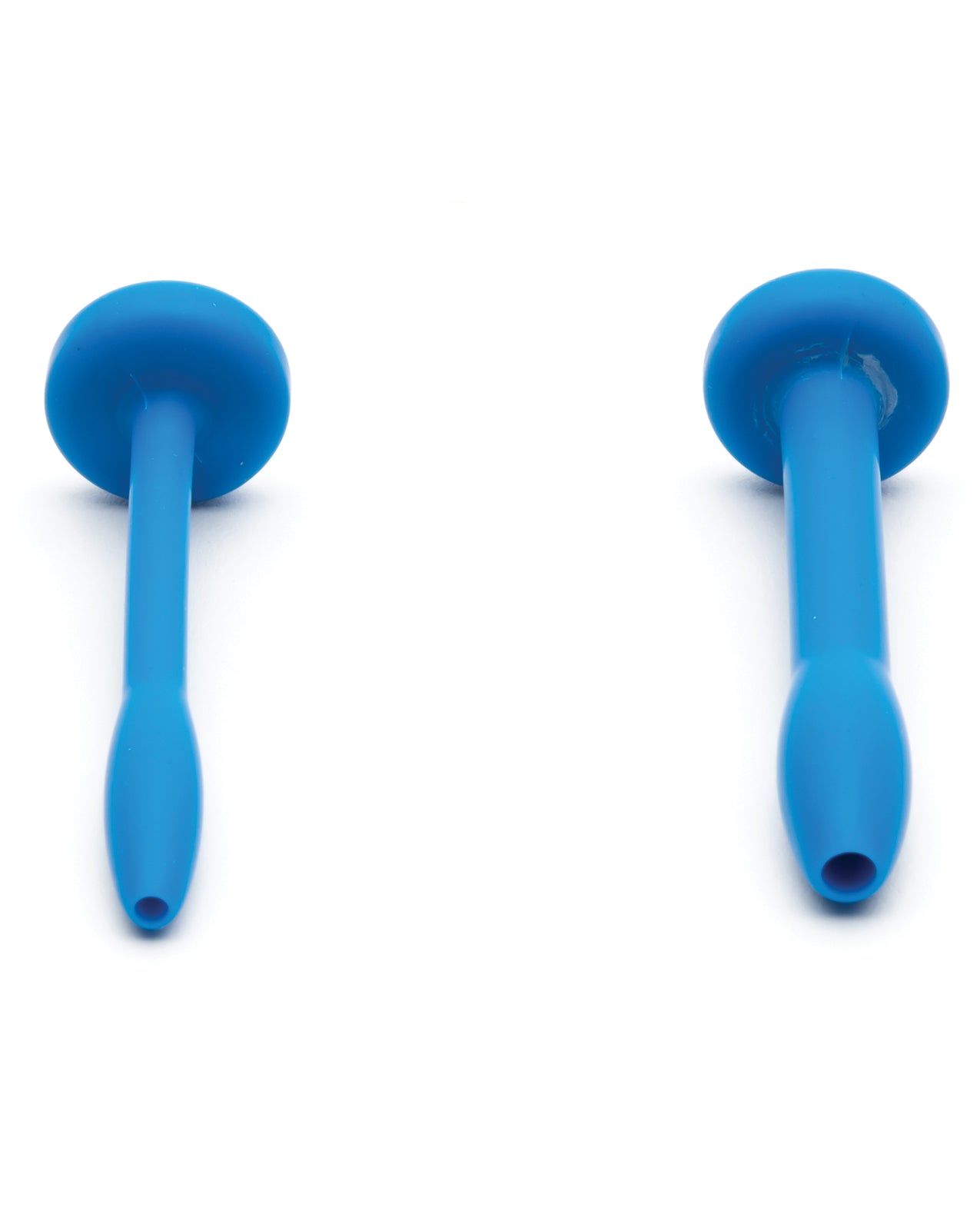 Sport Fucker Silicone Sounding Cum Plug Kit with Hollow Core and Flange - Blue