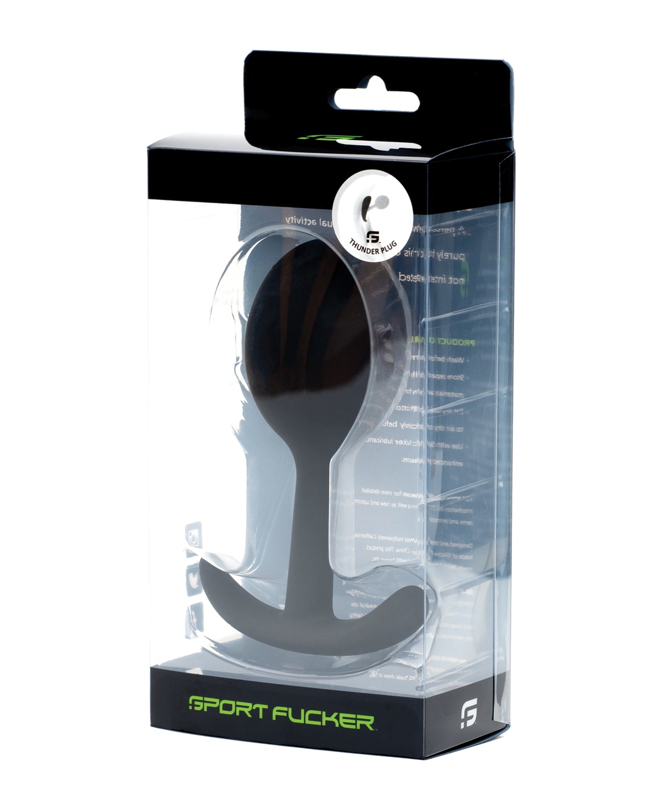 Sport Fucker Anal Plug Silicone Tapping Prostate Stimulation with Ergonomic Flange for All-Day Wear