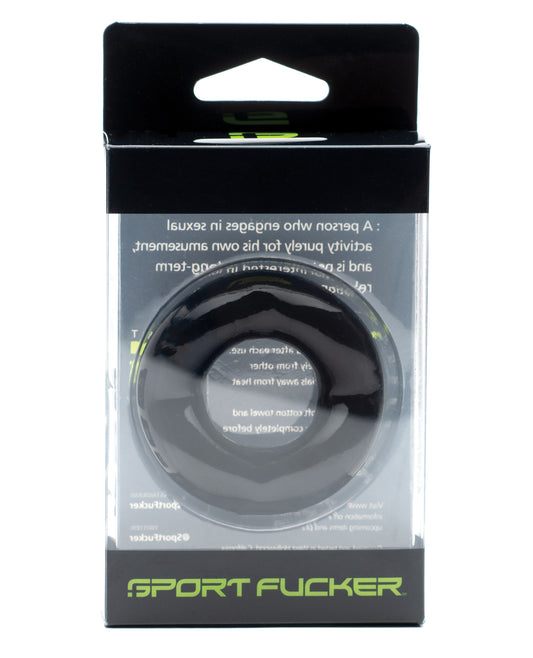 Sport Fucker Revolution Ring - Black Versatile Cock and Ball Ring