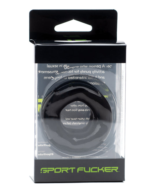 Revolution Ring Stretcher Black Penis Enhancement Ring with Ergonomic Design