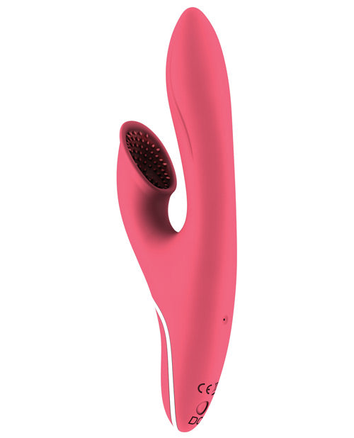 Shots Hiky 2 Rabbit Stimulator with Clitoral Suction - Pink