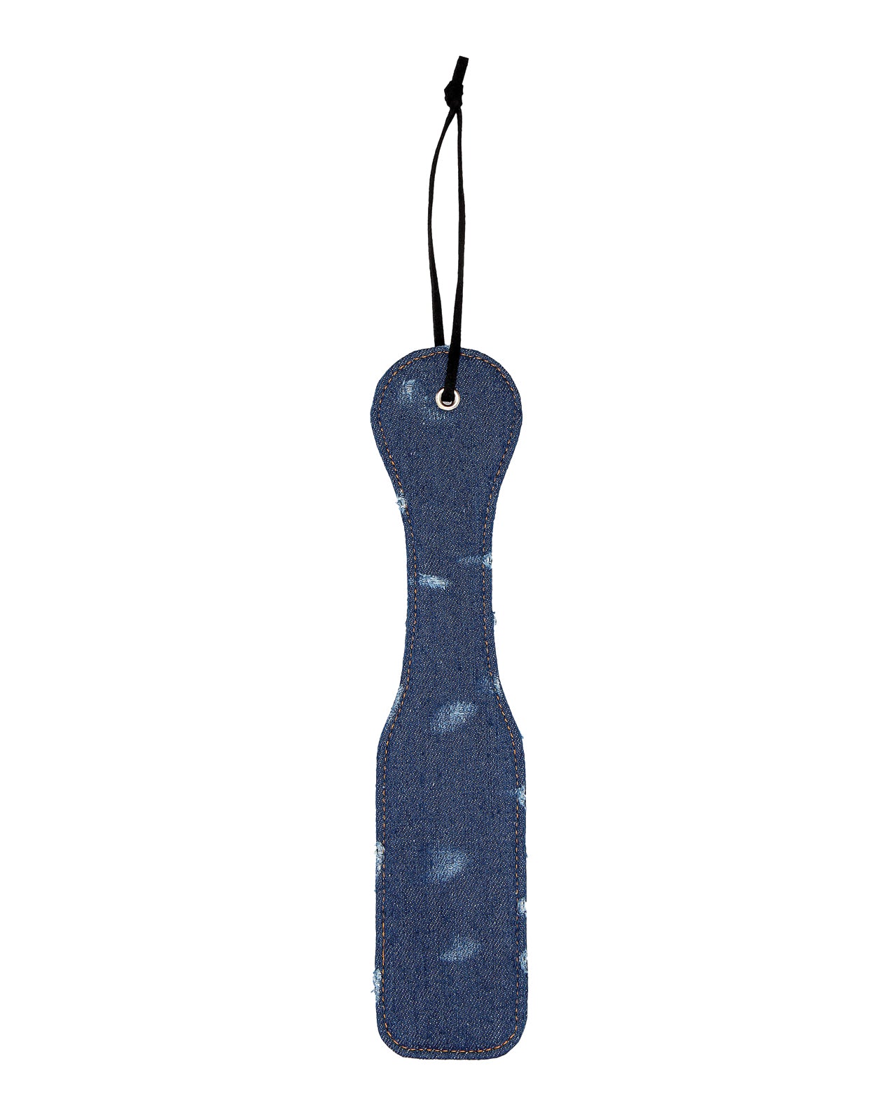 Shots Denim Paddle Blue with Wrist Strap Sturdy Construction for Bondage Roleplay and BDSM Impact Play