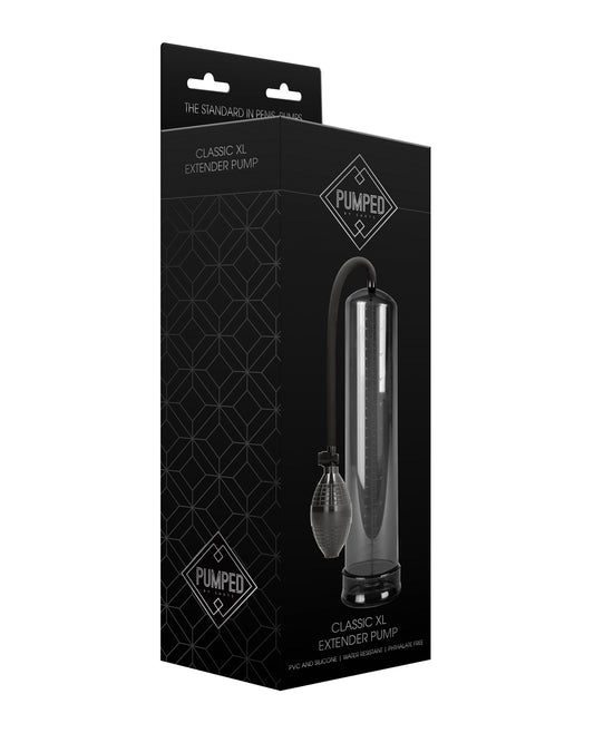 Pumped Penis Enhancement Pump Extra-Long Cylinder Silicone Insertion Sleeve for Erection Support and Enlargement