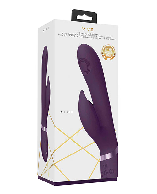 Vive Vibrator Triple NG F1 Motors Waterproof Silicone Design for Dual G-Spot and Clitoral Stimulation