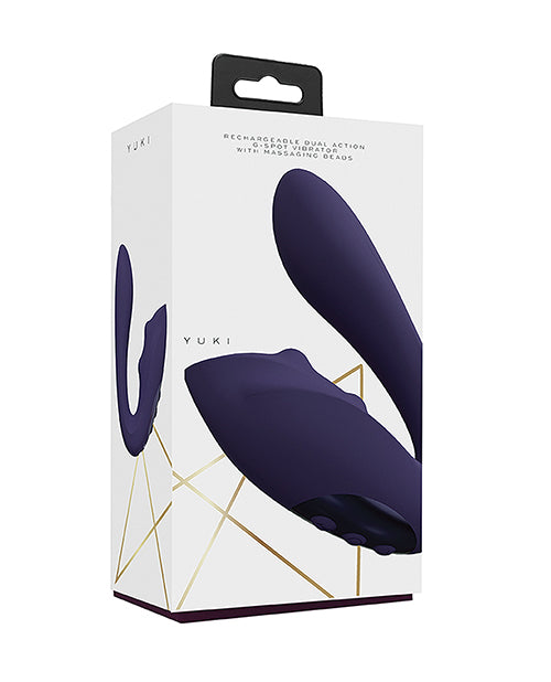 Vive Vibrator Dual Motor Massaging Beads Silicone Waterproof for G-Spot and Clitoral Stimulation