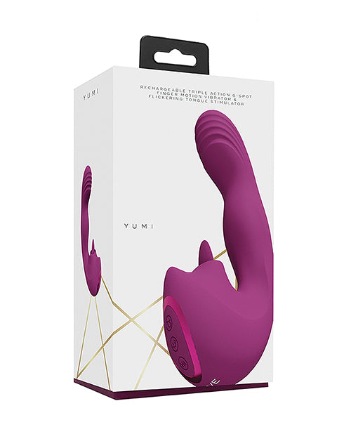 Vive Vibrator Triple Action G-Spot Stimulator with Silicone and Waterproof Design for Targeted Intimate Pleasure