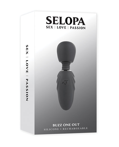 Selopa Mini Wand Massager with Flexible Head and Textured Handle for Targeted Muscle Relief