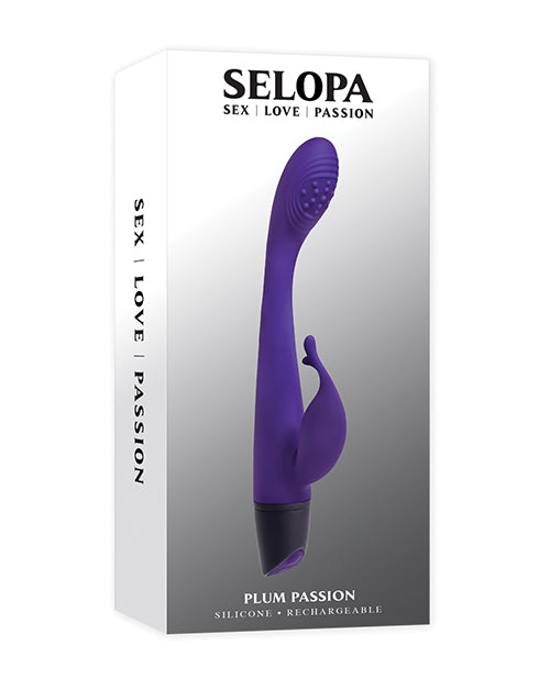 Selopa Vibrator Dual Motor Flexible G-Spot Arc with Two-Prong Tickler for Targeted Stimulation