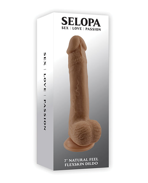 Selopa Dildo Flexskin Realistic Detailing Flexible Rod for Lifelike Stimulation
