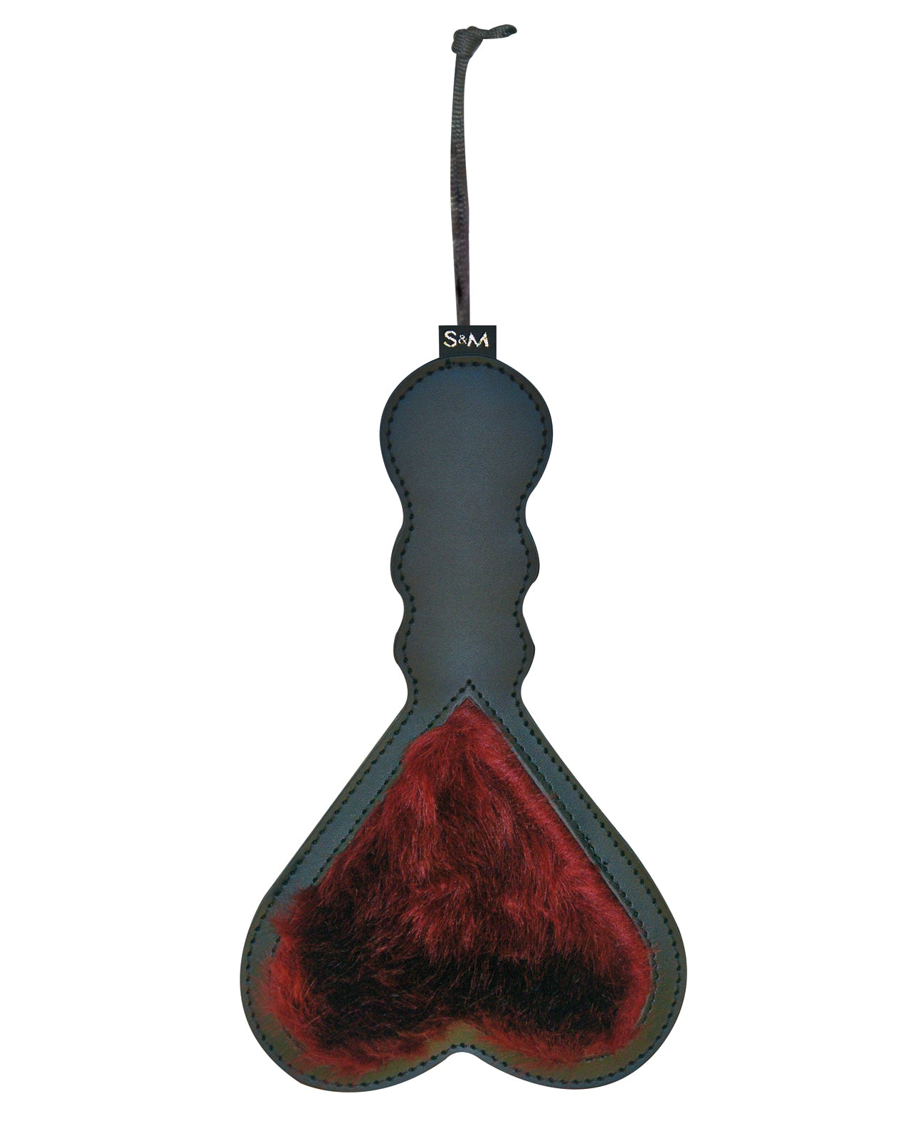 Enchanted Heart Paddle with Dual-Sided Faux Suede and Fur
