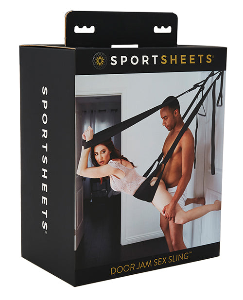 Sportsheets Door Jam Sex Sling with Adjustable Straps and Padded Seat for Secure Comfortable Positioning