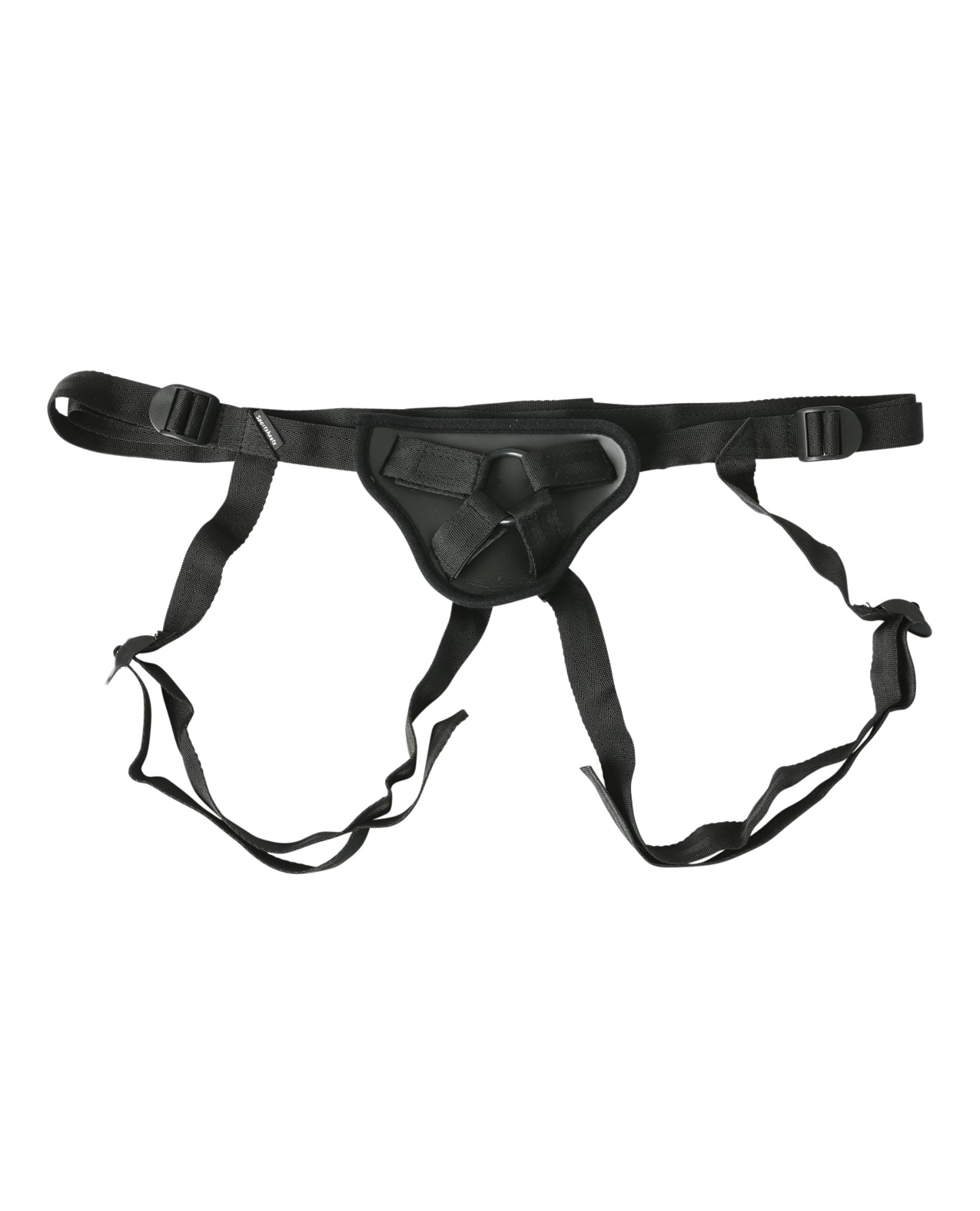 Sportsheets Waterproof Entry Level Strap-On Harness in Black with Adjustable Straps
