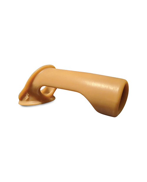 Stealth Shaft Support Penis Enhancement Sling with Secure Support Strip and Caramel Color for Comfortable Penetration