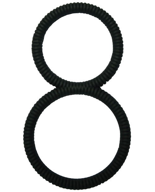 MALESATION Figure 8 Silicone Cock Ring for Comfortable Enhancement