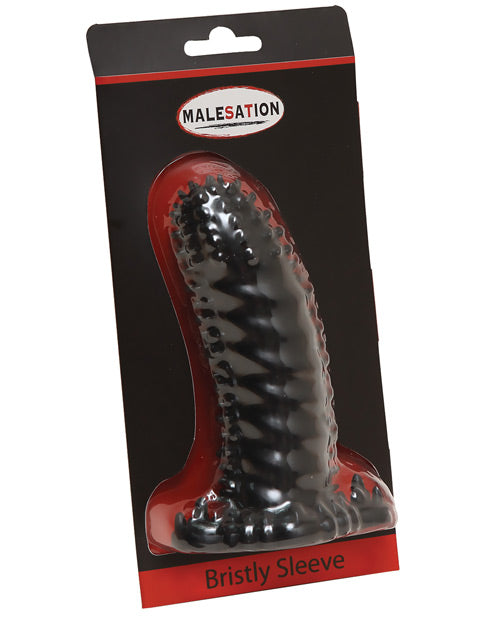 Malesation Penis Enhancement Sleeve with Knobbed Texture and Soft TPR for Enhanced Stimulation and Comfort