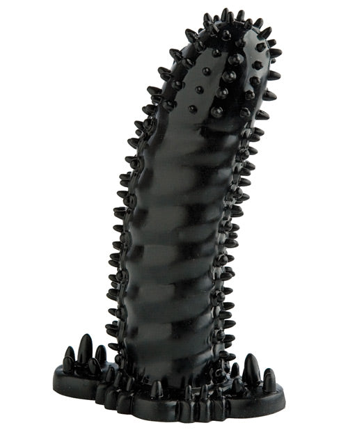 Malesation Bristly Penis Sleeve with Knobbed Texture in Black