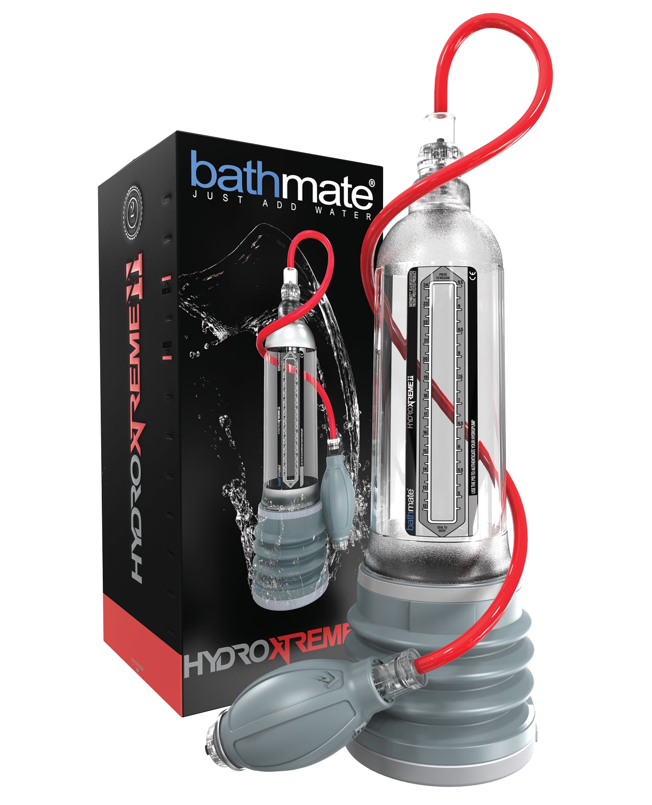 Bathmate Penis Enhancement Hydropump with Detachable Handball and Measuring Gauge for Advanced Enlargement and Comfort