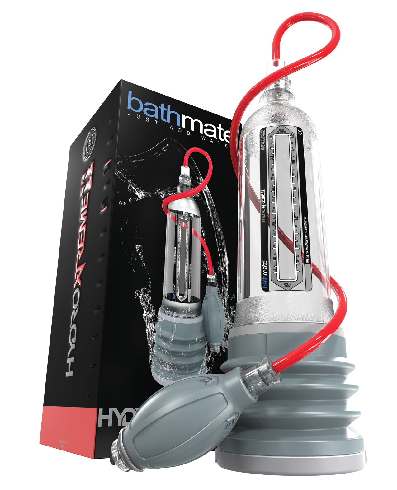 HydroXtreme 11 Clear Penis Enhancement Pump with Accessories Bundle