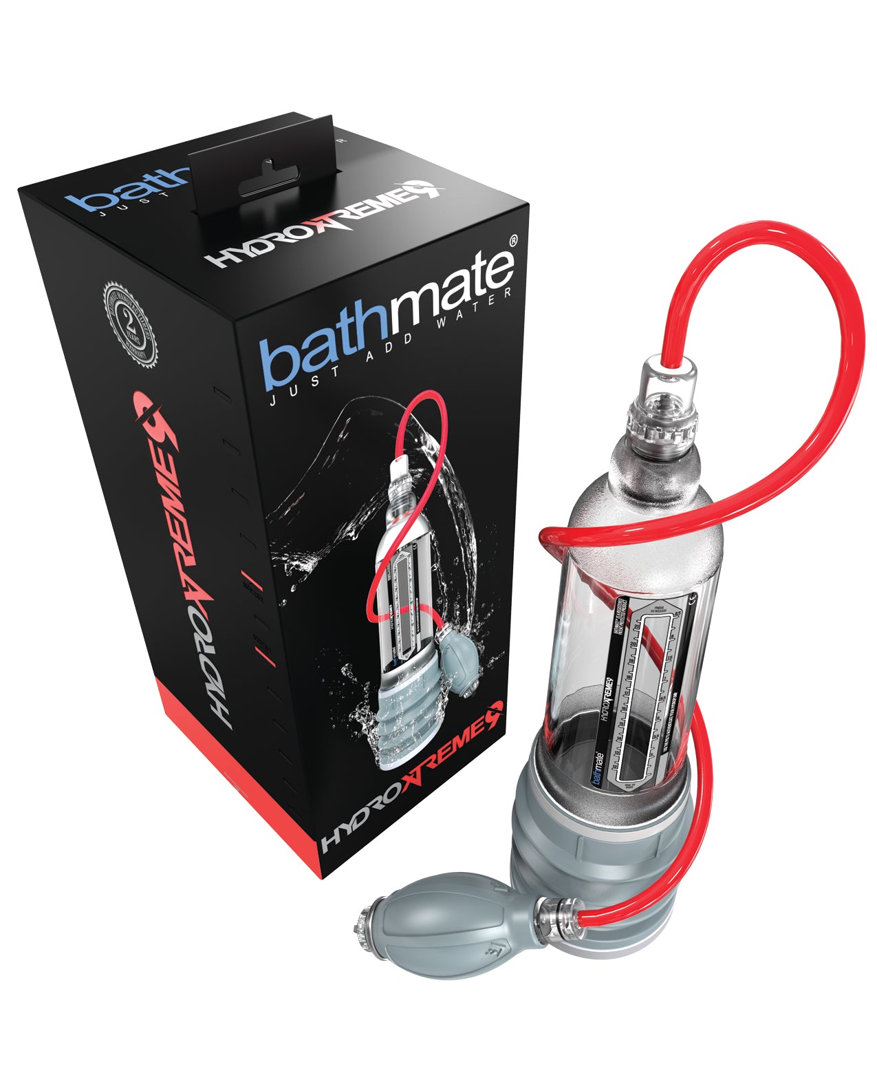 Bathmate HydroXtreme 9 Clear Penis Enhancement Pump with Accessories Bundle