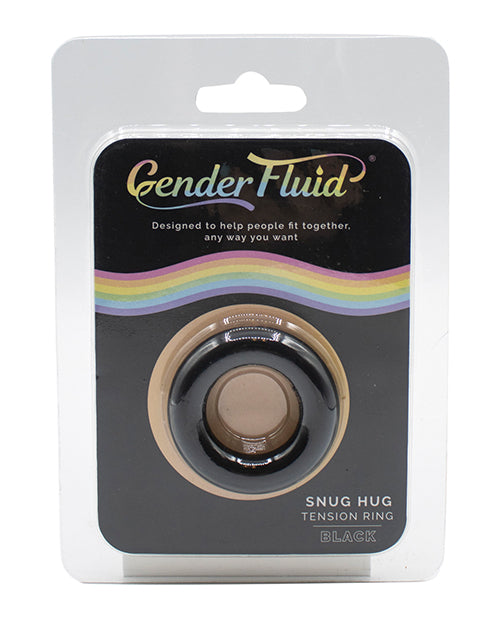 Gender Fluid Penis Enhancement Snug Hug Tension Ring with Ultra Soft Silicone Wide Band for Performance Support